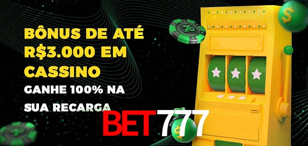 Bet777 melhor bônus de depósito